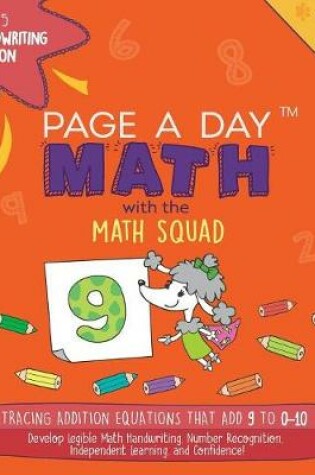 Cover of Page a Day Math, Math Handwriting Introduction Book 9