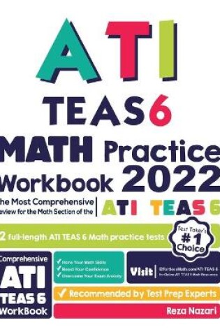 Cover of ATI TEAS 6 Math Practice Workbook
