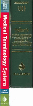 Book cover for Medical Terminology Systems & Taber's Cyclopedic Medical Dictionary Indexed