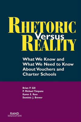 Book cover for Rhetoric vs. Reality