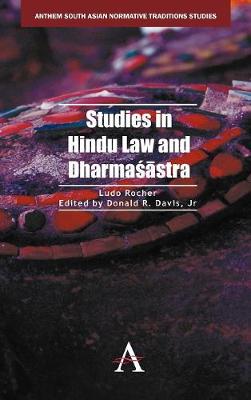 Cover of Studies in Hindu Law and Dharmaśāstra