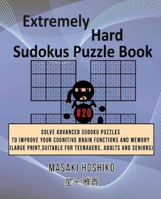 Book cover for Extremely Hard Sudokus Puzzle Book #20