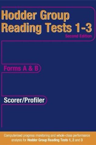 Cover of Hodder Group Reading Tests (HGRT) II: 1-3 Scorer/Profiler CD-ROM