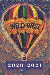 Book cover for Red Yellow Blue & Green Hot Air Balloon Adventure Lovers 25 Month Weekly Planner Dated Calendar for Women & Men