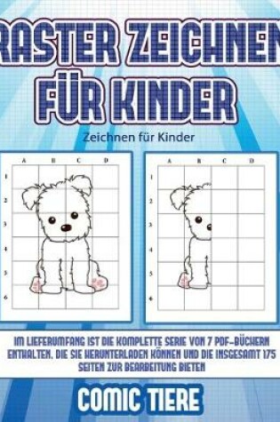 Cover of Zeichnen für Kinder (Raster zeichnen für Kinder - Comic Tiere)