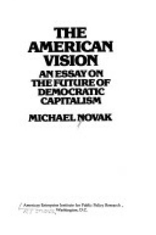 Cover of American Vision