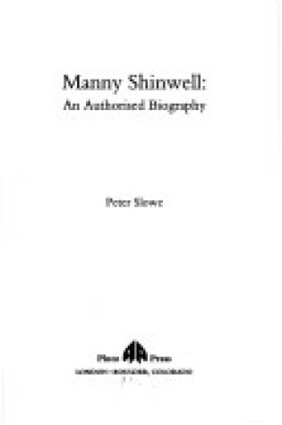 Cover of Manny Shinwell