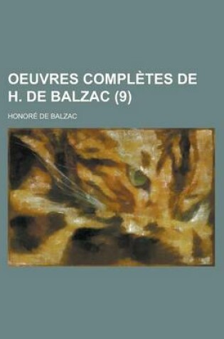 Cover of Oeuvres Completes de H. de Balzac (9)