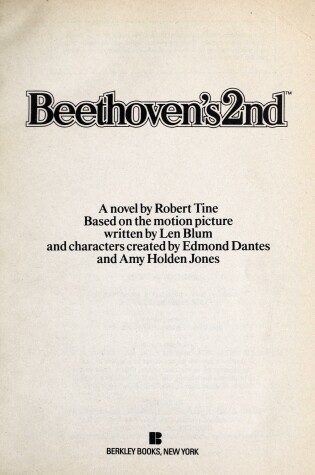 Cover of Beethoven's 2nd