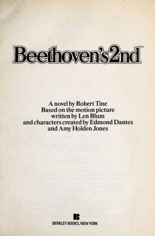 Book cover for Beethoven's 2nd