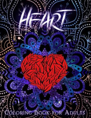 Book cover for Heart Coloring Book for Adults