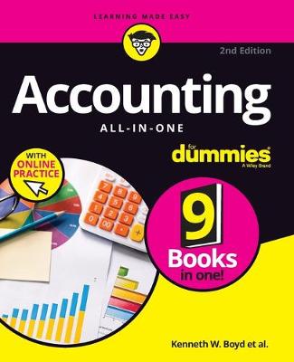 Book cover for Accounting All–in–One For Dummies with Online Prac tice, Second Edition