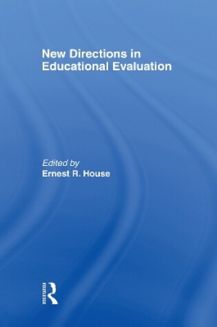 Cover of New Directions In Educational Evaluation