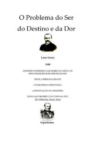 Cover of O problema do ser, do destino e da dor