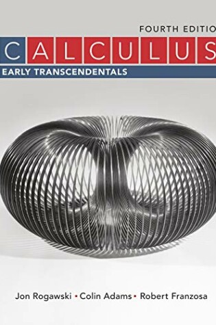 Cover of Calculus: Early Transcendentals