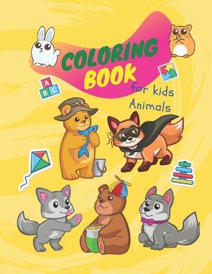 Cover of Coloring book for kids animals