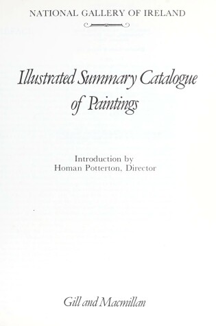 Cover of Illustrated Summary Catalogue of Paintings