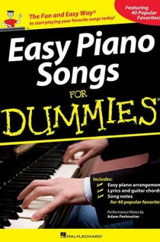 Cover of Easy Piano Songs for Dummies