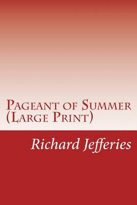 Book cover for Pageant of Summer (Large Print)