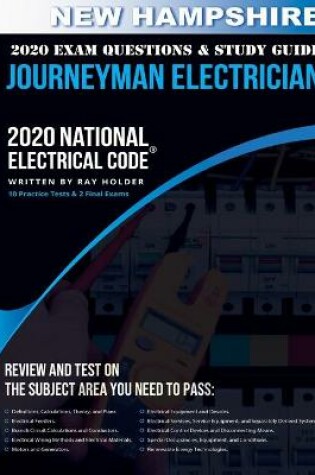 Cover of New Hampshire 2020 Journeyman Electrician Exam Questions and Study Guide