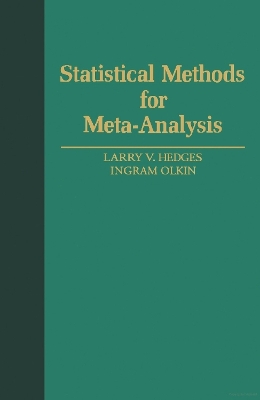 Book cover for Statistical Methods for Meta-Analysis