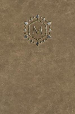 Book cover for Monogram "m" Any Day Planner Journal