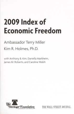 Cover of 2009 Index of Economic Freedom