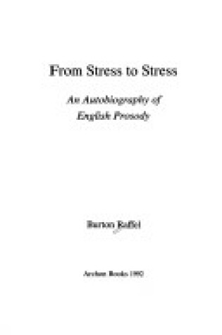 Cover of From Stress to Stress