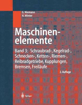 Book cover for Maschinenelemente Vol 3