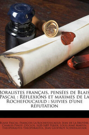 Cover of Moralistes Francais, Pensees de Blaise Pascal