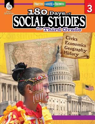 Book cover for 180 Days of Social Studies for Third Grade