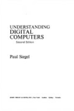 Cover of Understanding Digital Computers