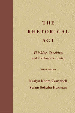 Cover of The Rhetorical ACT