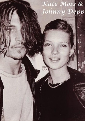 Book cover for Kate Moss & Johnny Depp