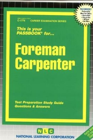 Cover of Foreman Carpenter