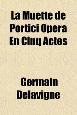 Book cover for La Muette de Portici Opera En Cinq Actes