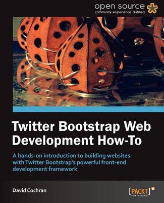 Book cover for Twitter Bootstrap Web Development How-To
