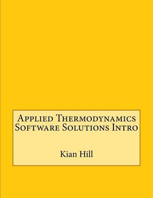 Book cover for Applied Thermodynamics Software Solutions Intro