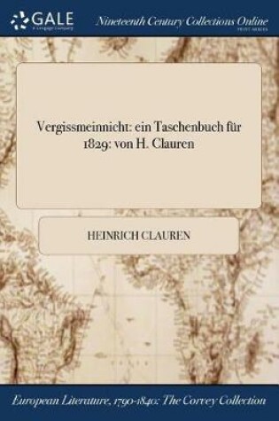 Cover of Vergissmeinnicht