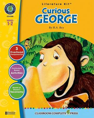 Book cover for A Literature Kit for Curious George, Grades 1-2