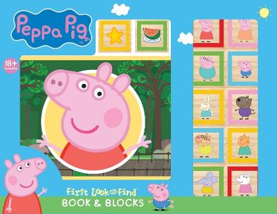 Cover of Peppa Pig: First Look and Find Book & Blocks