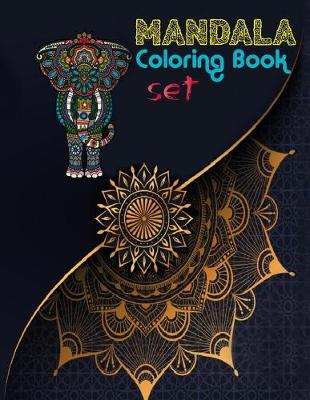 Book cover for Mandala Coloring Book Set