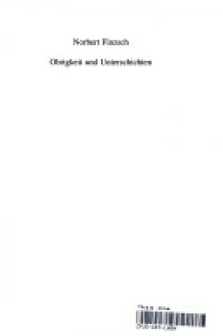 Cover of Obrigkeit Und Unterschichten