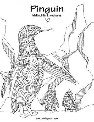 Book cover for Pinguinmalbuch für Erwachsene 1