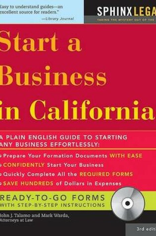Cover of Start a Business in California