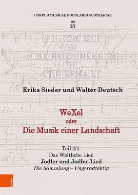 Cover of WeXel oder Die Musik einer Landschaft