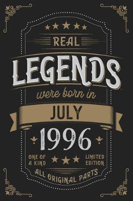 Book cover for Real Legends were born in July 1996