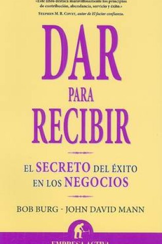 Cover of Dar Para Recibir