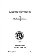 Book cover for Degrees of Freedom