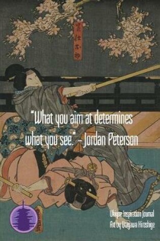 Cover of "What you aim at determines what you see." - Jordan Peterson
